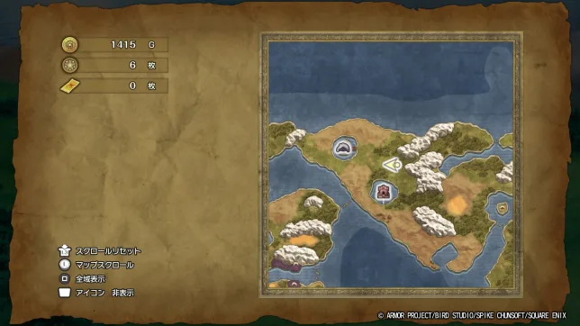 ドラゴンクエスト2リメイク
キラキラの場所一覧
マップ・入手アイテムまとめ