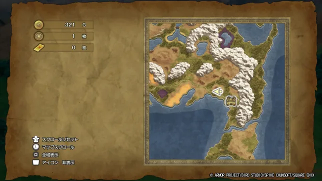 ドラゴンクエスト2リメイク
キラキラの場所一覧
マップ・入手アイテムまとめ