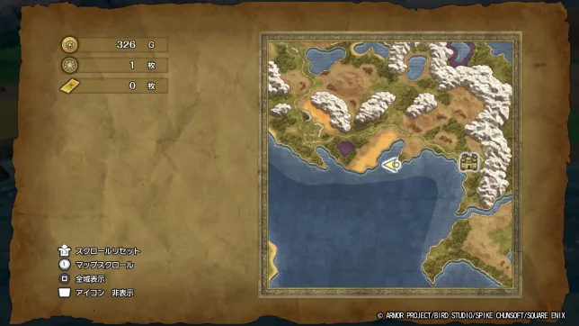 ドラゴンクエスト2リメイク
キラキラの場所一覧
マップ・入手アイテムまとめ