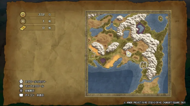 ドラゴンクエスト2リメイク
キラキラの場所一覧
マップ・入手アイテムまとめ