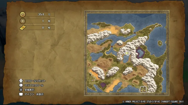 ドラゴンクエスト2リメイク
キラキラの場所一覧
マップ・入手アイテムまとめ