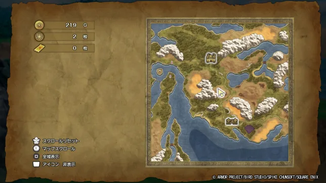 ドラゴンクエスト2リメイク
キラキラの場所一覧
マップ・入手アイテムまとめ