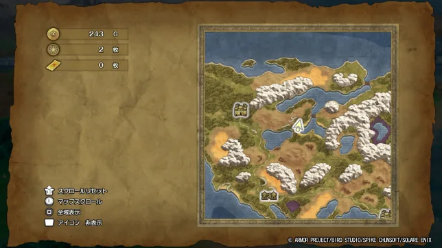 ドラゴンクエスト2リメイク
キラキラの場所一覧
マップ・入手アイテムまとめ