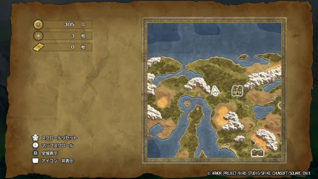 ドラゴンクエスト2リメイク
キラキラの場所一覧
マップ・入手アイテムまとめ