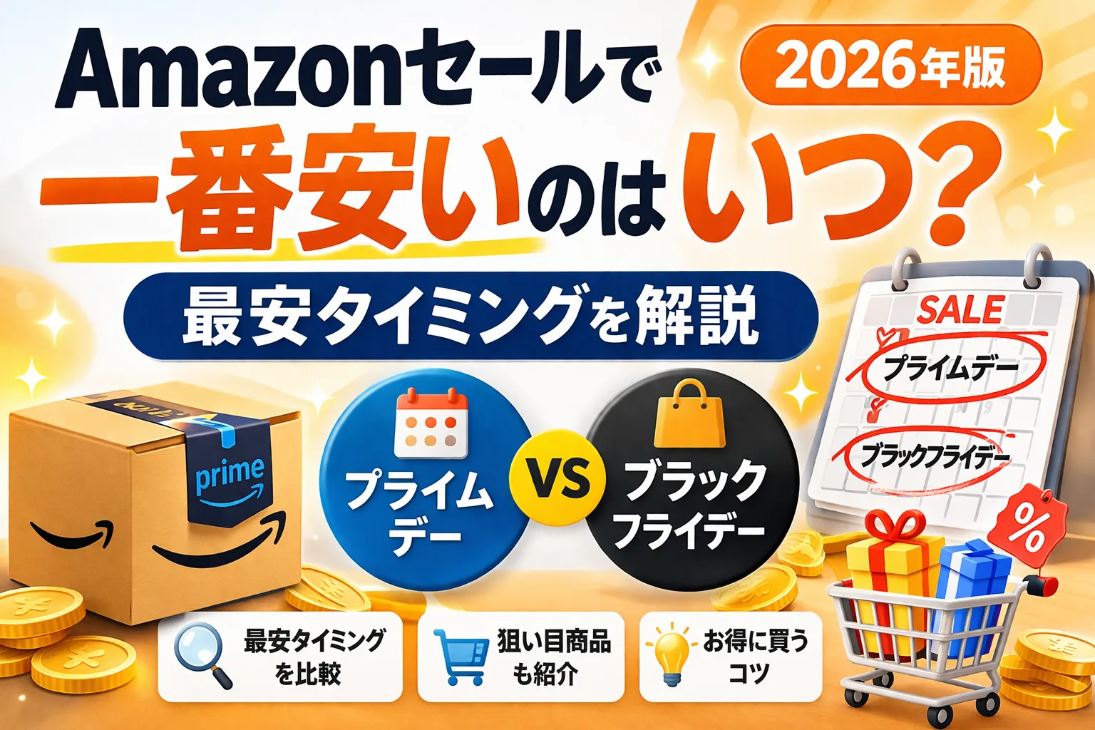Amazonセールで一番安いのはいつかを解説した2026年版の最安タイミング図解
